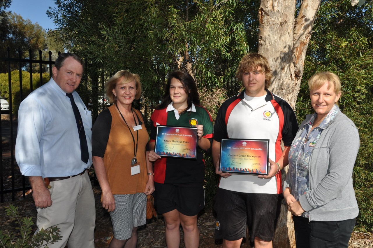 Housing NSW Assists Senior College Students Dubbo College